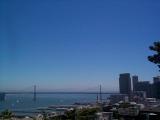 [View of the Bay Bridge from Telegraph Hill]
