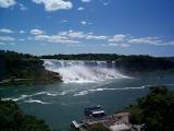 [Photo of Maid of the Mist port across from the American Falls]