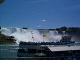 [Photo of Maid of the Mist ready to depart near the American Falls]