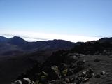 [Photo of Haleakalā crater and the Big Island]