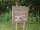 [Photo of warning sign]