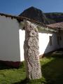 [Photo of pre-Inca carving]